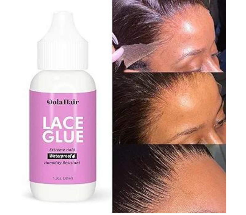 Dolahair Lace Glue For Wigs, Waterproof Super Hold Hair Glue for Weaves